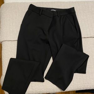 Express Black Ankle Work Pants